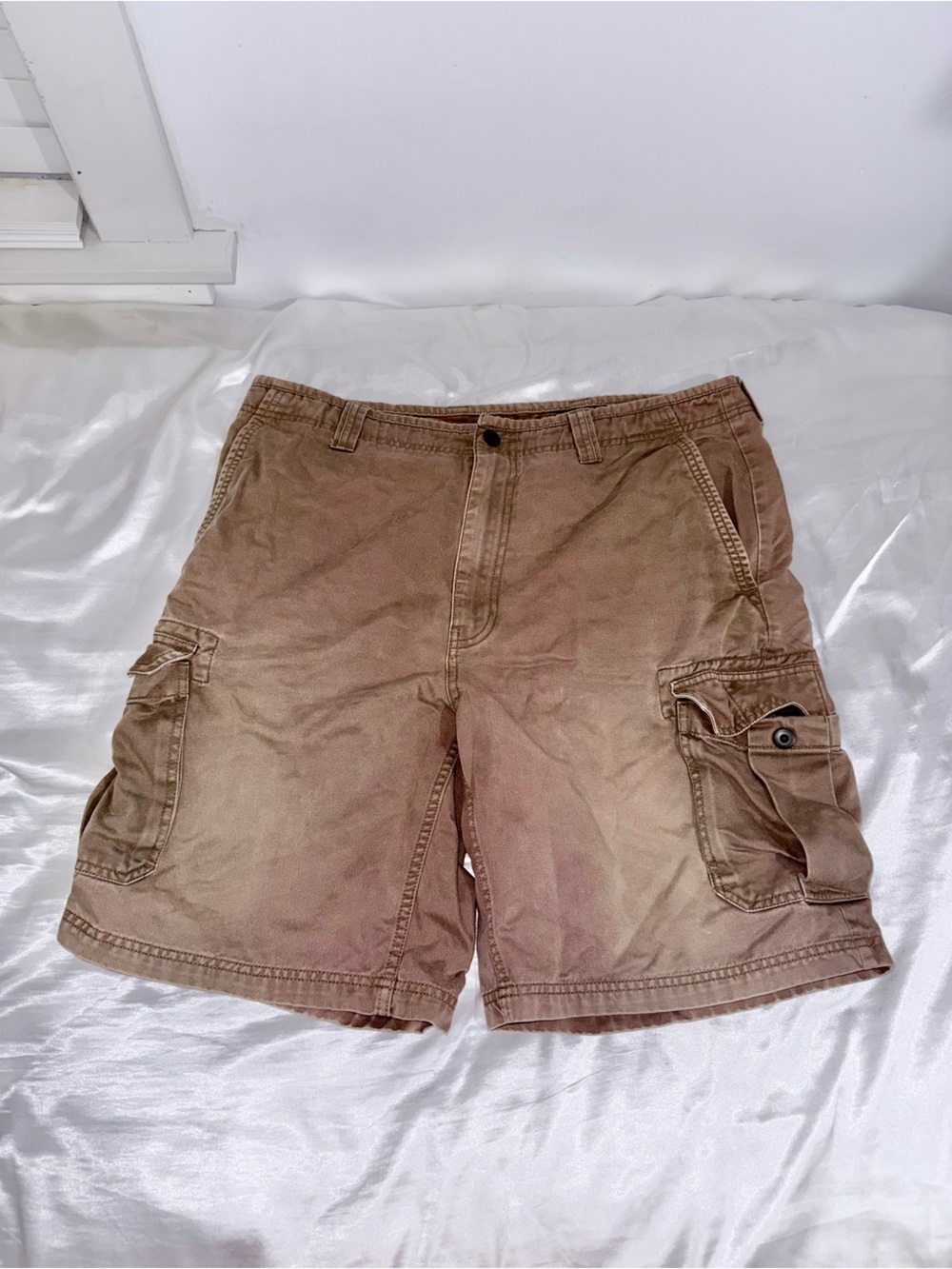 Gap Men's Standard Cargo Shorts Size 32 Khaki Brown Twill